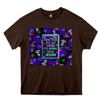 Chocolate Brown Move Over Hot Girl Summer It's Spooky Bitch Season Heavy Core Tee - texasbilliewilder