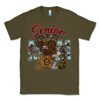 Army Green Senior Mom 2023 Classic Tee - CowhideDigitalArt