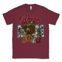 Burgundy Senior Mom 2023 Classic Tee - CowhideDigitalArt