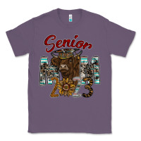 Lavender Senior Mom 2023 Classic Tee - CowhideDigitalArt