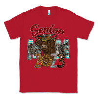 Red Senior Mom 2023 Classic Tee - CowhideDigitalArt