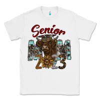 White Senior Mom 2023 Classic Tee - CowhideDigitalArt