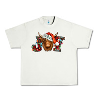 Pistachio joy christmas shaggy cow Urban Heavy Tee - Jasminsmagicworld