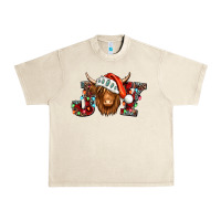 Sandshell joy christmas shaggy cow Urban Heavy Tee - Jasminsmagicworld