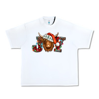 White joy christmas shaggy cow Urban Heavy Tee - Jasminsmagicworld