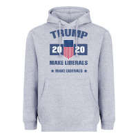 Heather Grey Trump Quotes Heavyweight Hoodie - Bettercallsaul