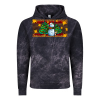 Cloud Black christmas tree with snowman Vintage Hoodie - AdoDesignShop