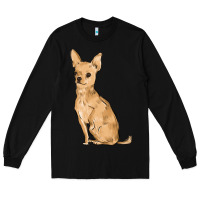 Black chihuahua Long Sleeve Tee - MaliasSmallBusiness