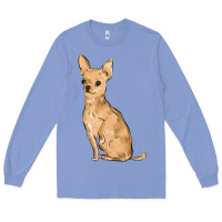 Colony Blue chihuahua Long Sleeve Tee - MaliasSmallBusiness