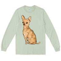 Matcha chihuahua Long Sleeve Tee - MaliasSmallBusiness