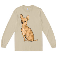 Mushroom chihuahua Long Sleeve Tee - MaliasSmallBusiness