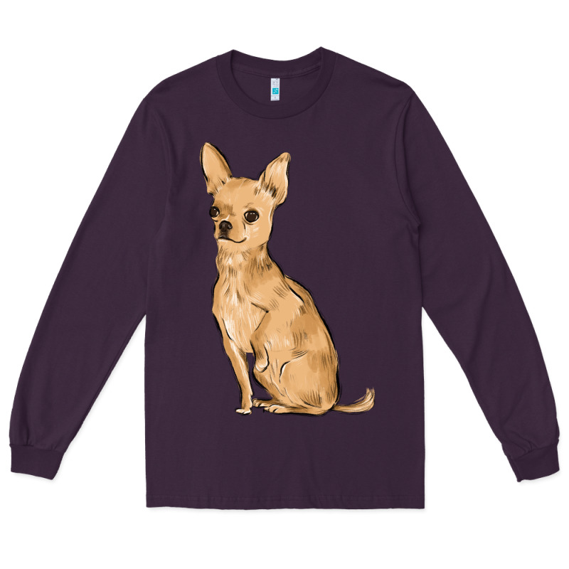 Chihuahua Long Sleeve Tee by MaliasSmallBusiness | Teevron