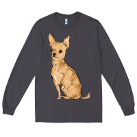 Smoke chihuahua Long Sleeve Tee - MaliasSmallBusiness