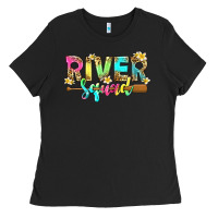 Black river squad with leopard Ladies Tee - texasbilliewilder