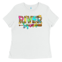 White river squad with leopard Ladies Tee - texasbilliewilder