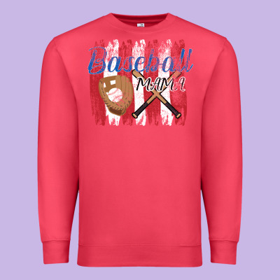 Baseball Mom Premium Sweatshirt Designed By Bettercallsaul