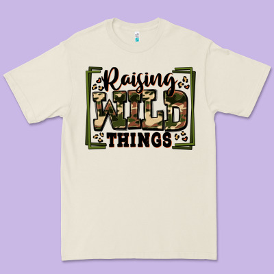 Raising Wild Things Premium Tee Designed By Zillion Design Studio