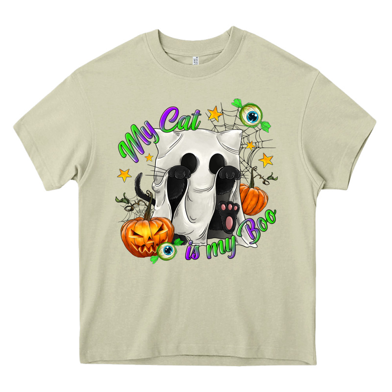 My Cat Is My Boo Heavy Core Tee by texasbilliewilder | Teevron