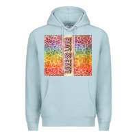 Blue Mist Love is love Pride LGBTQ+ Premium Hoodie - NancyCooperArtShop