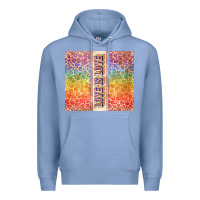 Colony Blue Love is love Pride LGBTQ+ Premium Hoodie - NancyCooperArtShop