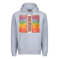 Heather Grey Love is love Pride LGBTQ+ Premium Hoodie - NancyCooperArtShop