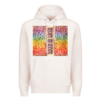 Pale Pink Love is love Pride LGBTQ+ Premium Hoodie - NancyCooperArtShop