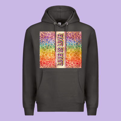 Love Is Love Pride Lgbtq+ Premium Hoodie Designed By Nancycooperartshop