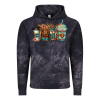 Cloud Black serape floral longhaired cow coffee cups Vintage Hoodie - Jasminsmagicworld