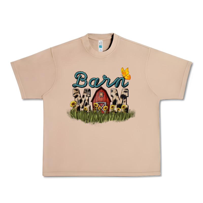 Barn Mom Sunflower Urban Heavy Tee by NancyCooperArtShop | Teevron