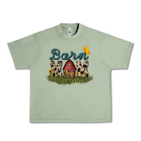 Oil Green barn mom sunflower Urban Heavy Tee - NancyCooperArtShop
