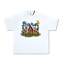 White barn mom sunflower Urban Heavy Tee - NancyCooperArtShop