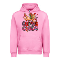 Fuchsia Pink cupids candy olivia Urban Hoodie - OliviaCreatesArt