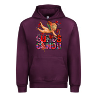 Mauve Wine cupids candy olivia Urban Hoodie - OliviaCreatesArt