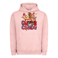 Pigment Salmon cupids candy olivia Urban Hoodie - OliviaCreatesArt