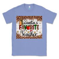Colony Blue santa's favorite teacher Classic Tee - AdoDesignShop