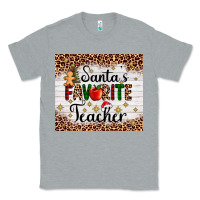 Heather Grey santa's favorite teacher Classic Tee - AdoDesignShop