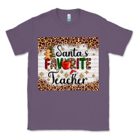 Lavender santa's favorite teacher Classic Tee - AdoDesignShop