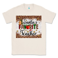 Natural santa's favorite teacher Classic Tee - AdoDesignShop