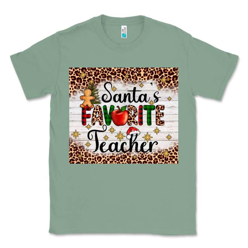 Santa's Favorite Teacher Classic Tee by AdoDesignShop | Teevron