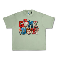Oil Green game day baseball Urban Heavy Tee - AdoDesignShop