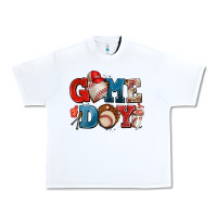 White game day baseball Urban Heavy Tee - AdoDesignShop