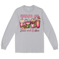 Moon Dust fueled by jesus and coffee Long Sleeve Tee - MaliasSmallBusiness