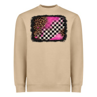Racing Leopard Background Heavyweight Sweatshirt | Teevron