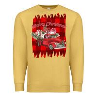 Antique Gold Merry Christmas Y'all Truck Premium Sweatshirt - Bettercallsaul