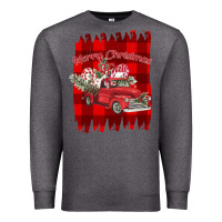 Charcoal Heather Merry Christmas Y'all Truck Premium Sweatshirt - Bettercallsaul