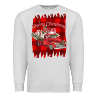 Dove Grey Merry Christmas Y'all Truck Premium Sweatshirt - Bettercallsaul