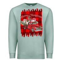Seafoam Merry Christmas Y'all Truck Premium Sweatshirt - Bettercallsaul