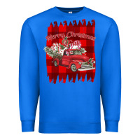 True Royal Merry Christmas Y'all Truck Premium Sweatshirt - Bettercallsaul
