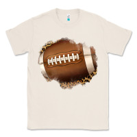 Natural leopard american football patch Classic Tee - Jasminsmagicworld