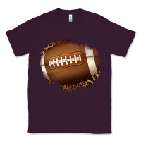 Plum leopard american football patch Classic Tee - Jasminsmagicworld